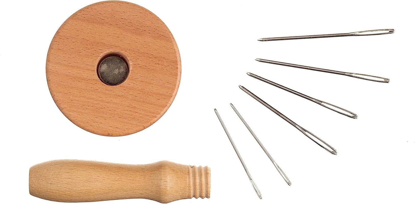 - Magnetic Mushroom Darner & Needles for Quick and Easy Mending - Durable, Efficient, and Versatile Tools for Sewing, Embroidery, and Crafting Projects