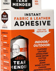 Instant Fabric and Leather Adhesive, 2 Oz Bottle-Carded, TM-1, White