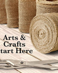 Burlap Ribbon 3 Inch Wide - Burlap Roll Fabric Ribbon, 10 Yard Burlap Ribbon for Crafts, Burlap Flower Wrap, Rustic Ribbon for Gifts, Holidays and Decorations