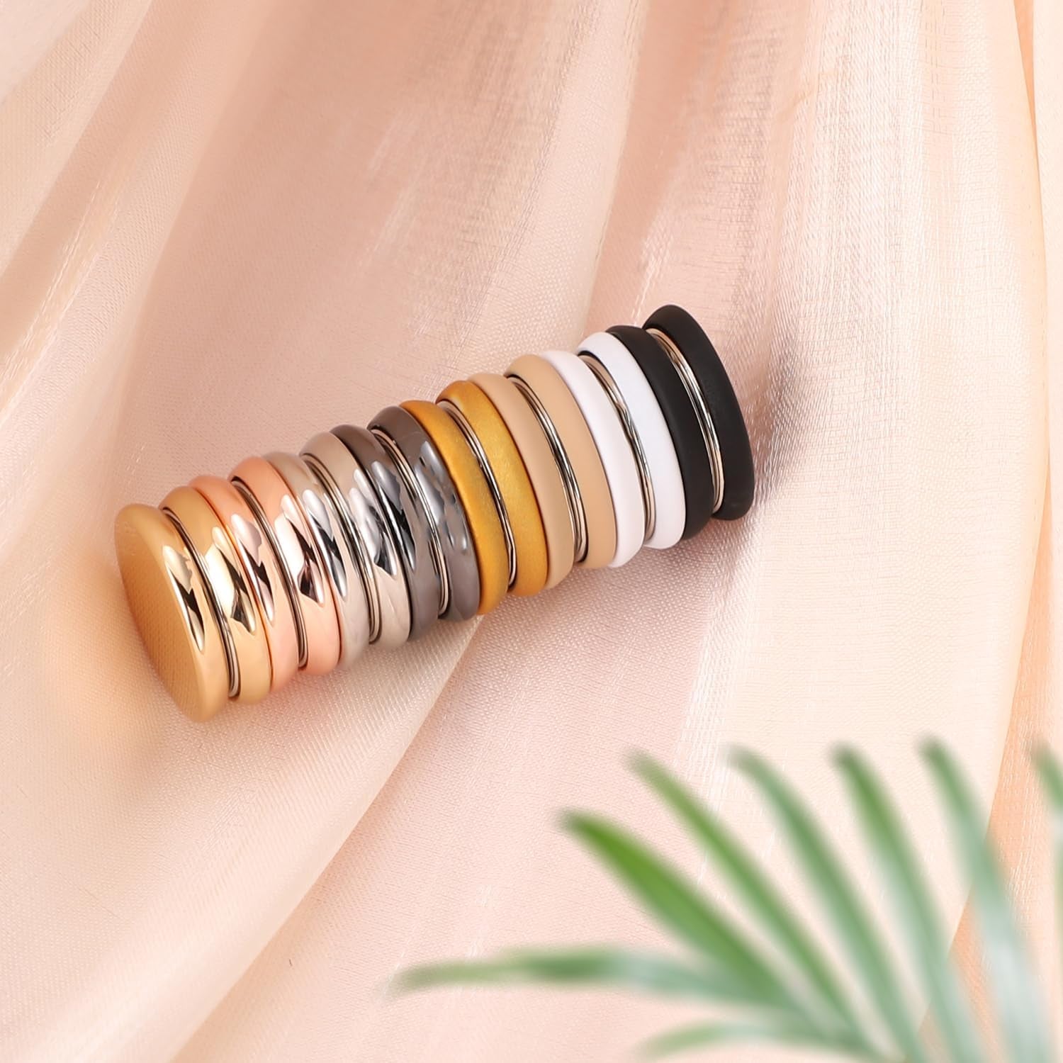 8Pcs Hijab Magnetic Pins, Strong Clothes Hijab Magnets Multi-Purpose Colorful Magnetic Scarf Clasp Pinless Brooch Hijab Pins Buttons for Women Clothing Dress Scarves (Matte+Plating)