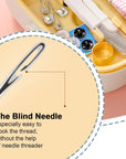 Sewing Kit, Portable Travel Sewing Kit for Adults, Needle and Thread Kit Plastic Sewing Box Small Sewing Kit Sewing Accesories and Supplies