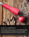Super Value Block Printing Starter Kit – Includes Ink, Brayer, Lino Handle and Cutters, Speedy-Carve