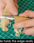 Whittling Knife C2 6.5" Whittling Knife for Fine Chip Carving Wood and General Purpose Wood Carving Knife Bench Detail Carving Knife Carbon Steel and Whittling for Beginners