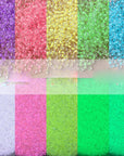 3000Pcs Uv Beads Color Changing Beads Glow Seed Beads 4Mm 6/0 Glass Beads Glow in the Dark Beads Luminous Seed Beads for Bracelets Jewelry Making DIY Crafts(4Mm, Multicolor)
