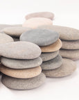 [About 98 PCS - 103 PCS](18.1 Pounds) Painting Rocks,2.23"-3.68" River Rocks,Flat Stones