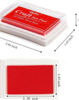 Craft Ink Pad Stamps Partner DIY Color,15 Color Craft Ink Pad for Stamps, Paper, Wood Fabric (Pack of 15)