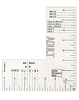 Tshirt Ruler Guide for Vinyl Alignment - Left Chest, T Shirt Ruler Alignment Tool Placement for Embroidery Heat Press and Cricut (Adult Men and Women)