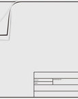 10 Sheets Architectural Vellum Paper Translucent White Vellum Sheets Drafting Paper Rag Vellum with Border and Title Block (18 X 24 Inches)