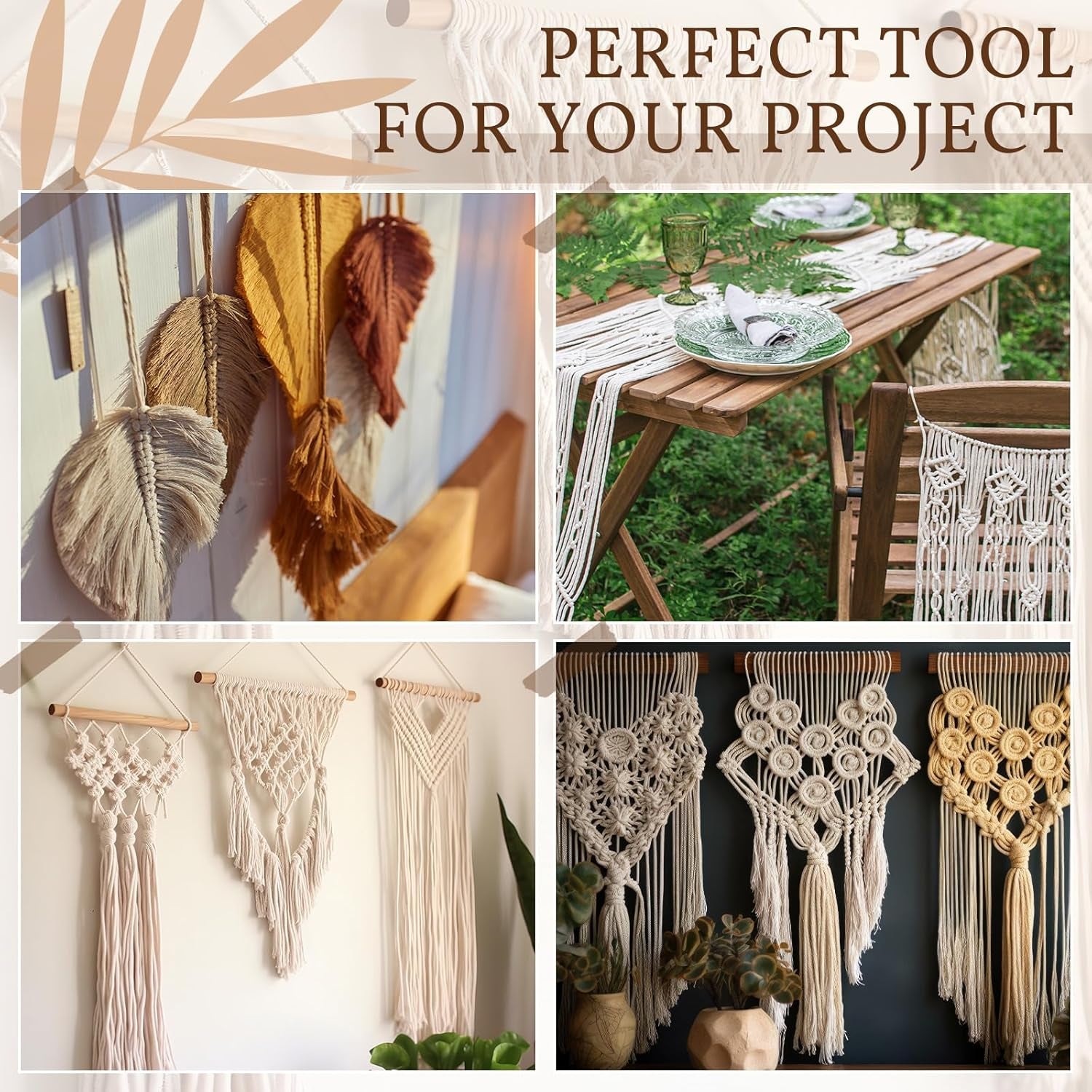 104 Pcs 12X16 Inch Macrame Board and Metal Adjustable Holder with T Pins Clips Macrame Supplies Double Sided Grids Macrame Project Board Macrame Tools for Braiding Cording Bracelet Creating