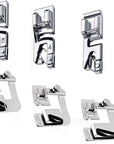 Hemming Foot Kit 6Pcs Hemmer Foot Sewing Machine Presser Foot Hemmer for Brother Singer Janome Low Shank Sewing Machine Use Rolled Hem Presser Foot