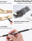 Sketching and Drawing Pencils Set, 37-Piece Professional Sketch Pencils Set in Zipper Carry Case, Drawing Kit Art Supplies with Graphite Charcoal Sticks Tool Sketch Book for Adults Kids