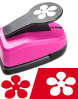 2 Inch Tab Paper Punch, Tab Punch for Paper Crafts, Tab Hole Punch, Pink Paper Punches for Crafting, File Tab Punches, Tab Craft Punches for Scrapbooking, Planners, Book Tab