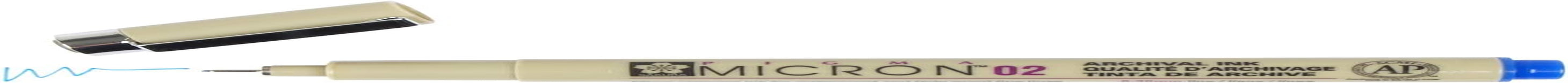 PIGMA MICRON, PACK of 4 ESSENTIAL COLORS, BLACK+RED+BLUE+GREEN, (02)