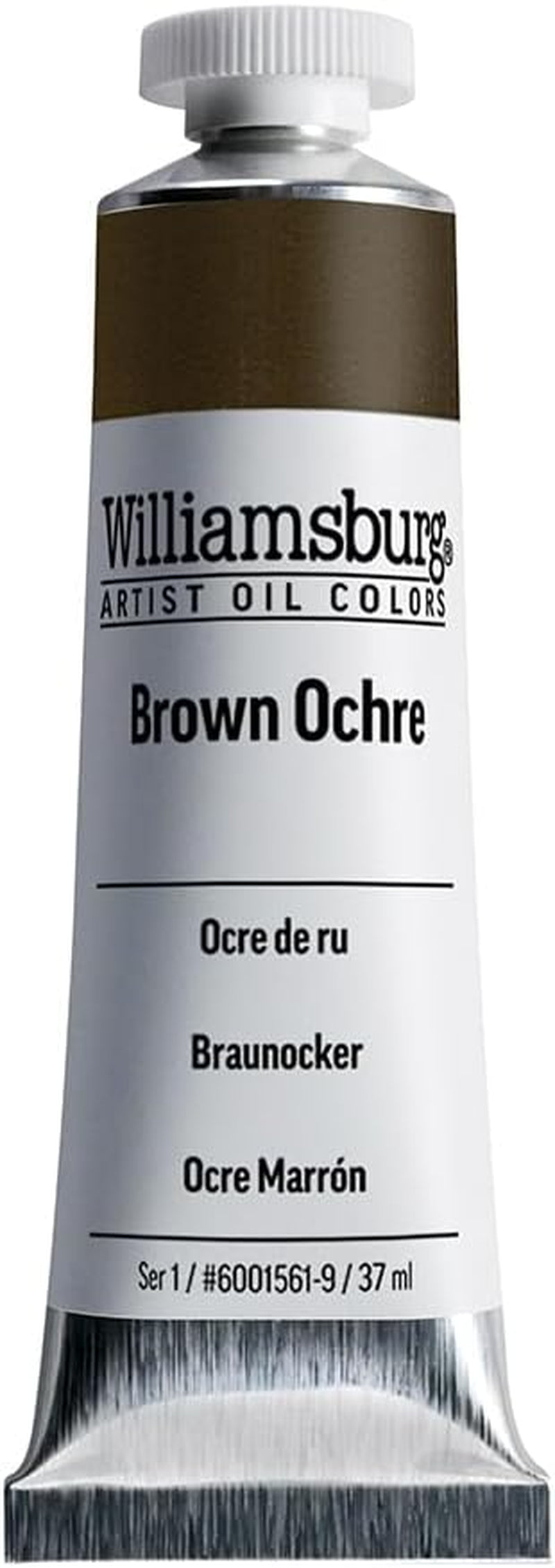 Artist Oil Colors by GOLDEN, Brown Ochre, 37 Ml Tube, Professional Oil Paint, Opaque