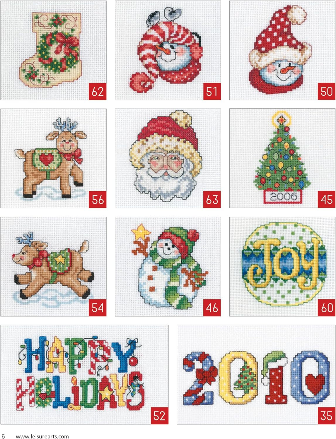 Cross Stitch Holiday Ornaments Galor Cross Stitch Book- Cross Stitch Pattern Kits from Snowmen to Elves to Woodland Creatures, 98 Christmas Cross Stitch Ornaments to Design.