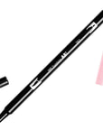56586 Dual Brush Pen Art Marker, 761 - Carnation, 1-Pack. Blendable, Brush and Fine Tip Marker
