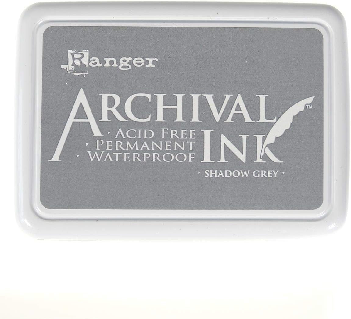 Shadow Grey Archival Ink Pad, 6.9 X 9.8 X 1.8 Cm