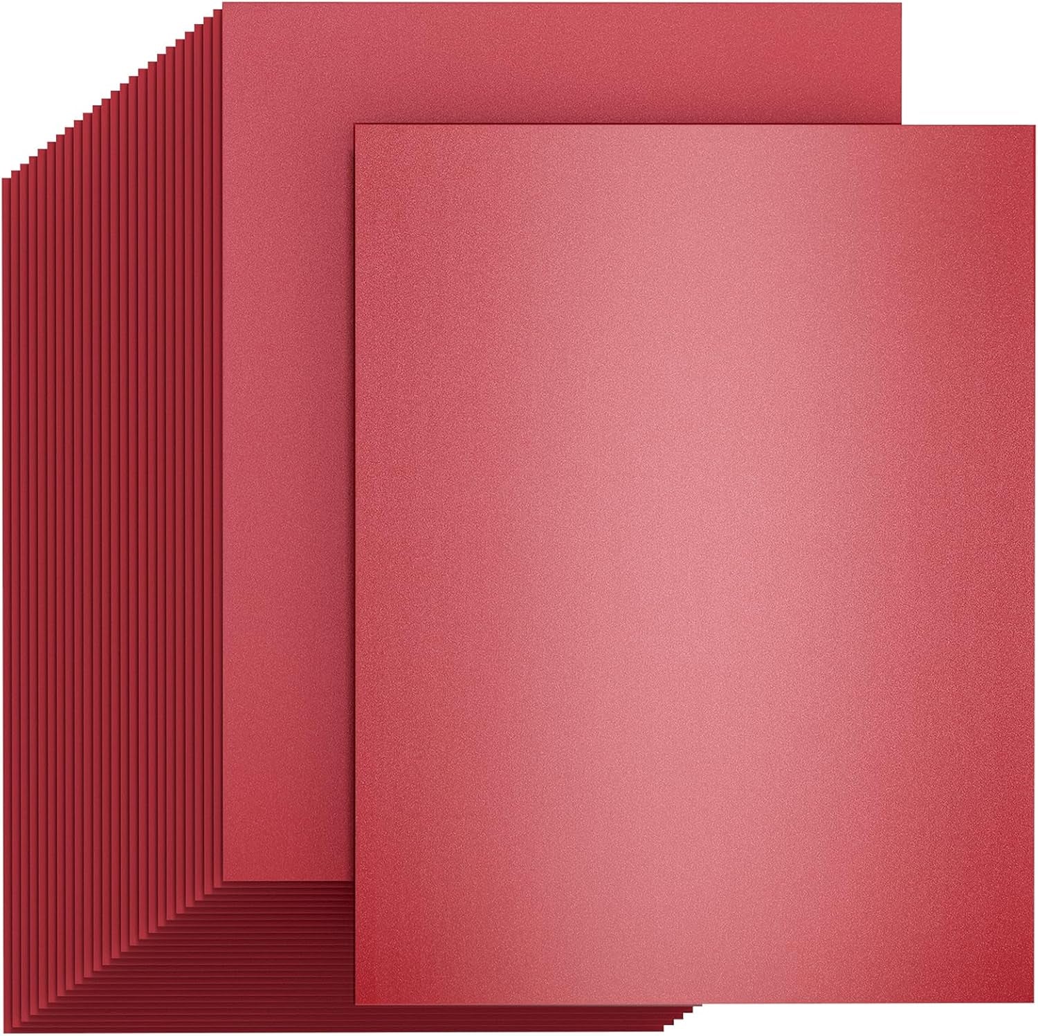 25 Sheets White Shimmer Cardstock 8.5 X 11 Cardstock Paper, Thick Cardstock 92Lb/250Gsm Card Stock Printer Paper, Cover Stock Metallic Paper for Christmas Card Making, Invitations, DIY Crafts