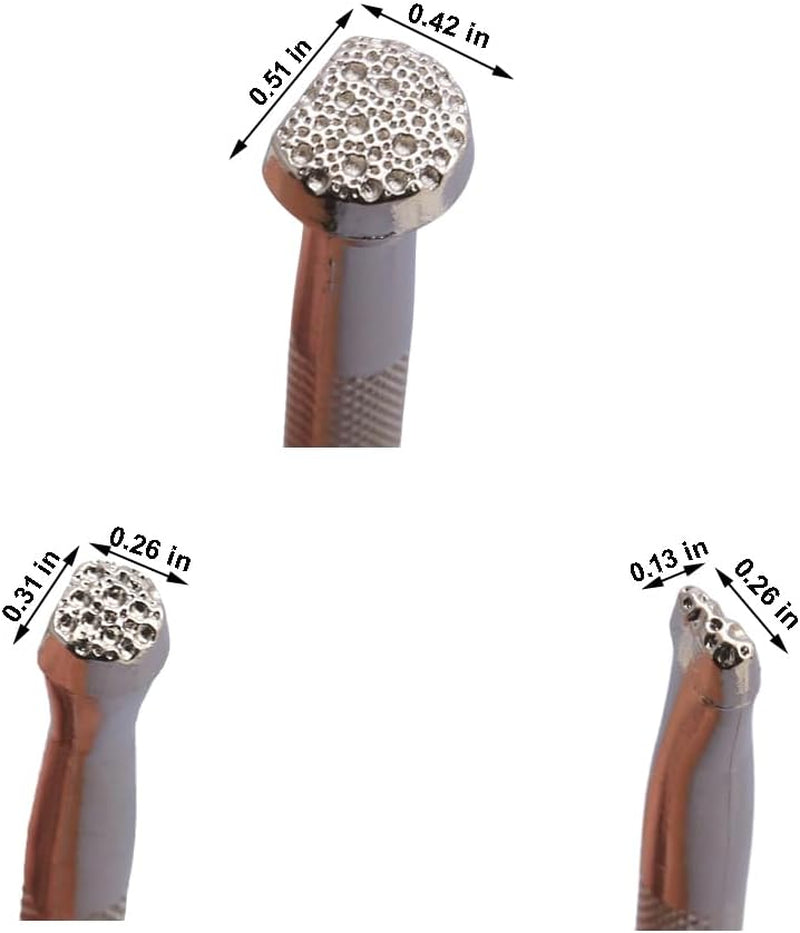 Leather Stamps,3 Pack Professional Leather Background Stamping Tools for Leather Craft Working