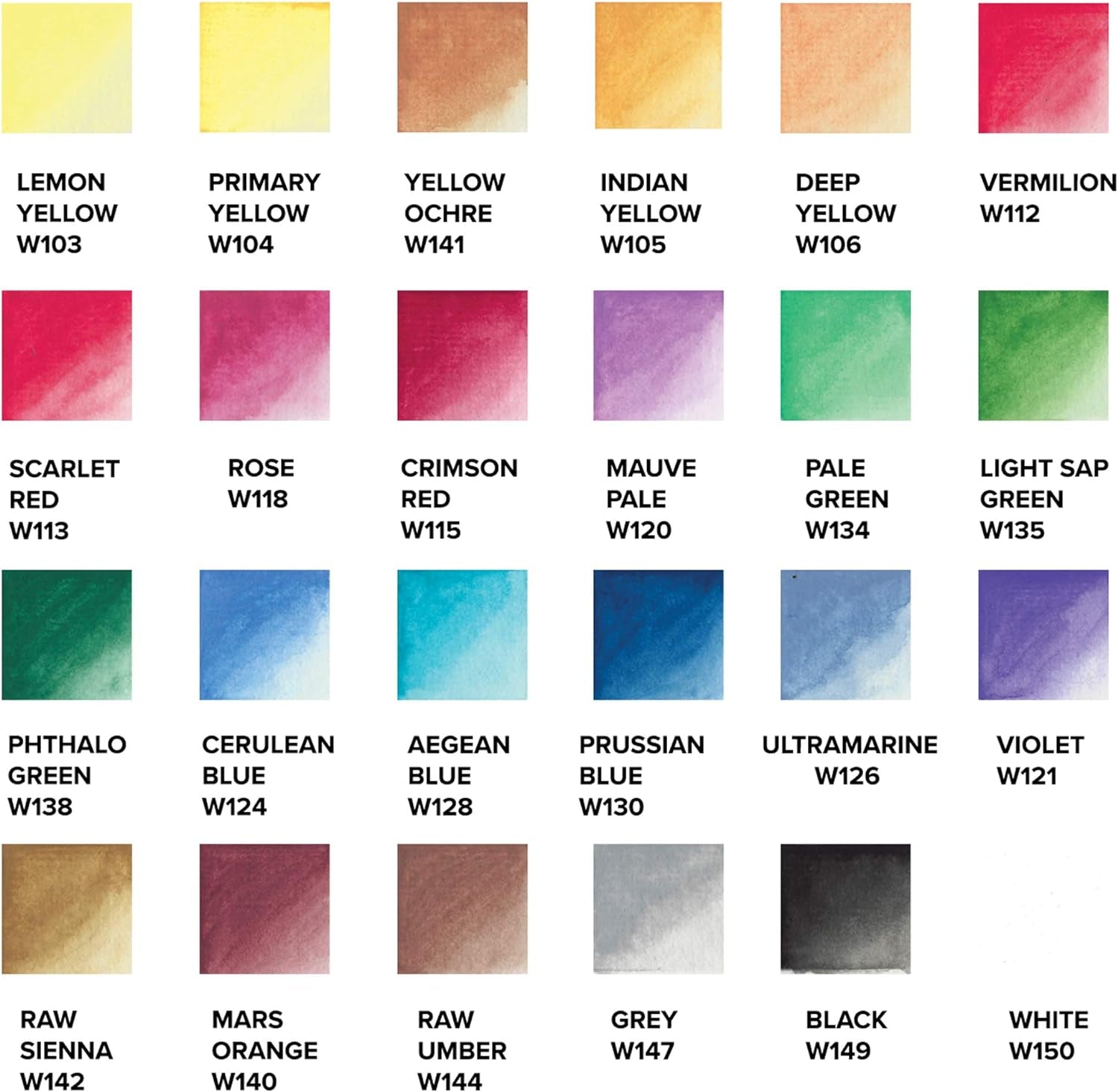 Watercolor Paint 24 Colors Set 12Ml/ 0.4Oz. - Quality Non Toxic Pigment Paints for Canvas, Fabric, Crafts, and More
