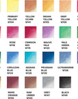 Watercolor Paint 24 Colors Set 12Ml/ 0.4Oz. - Quality Non Toxic Pigment Paints for Canvas, Fabric, Crafts, and More