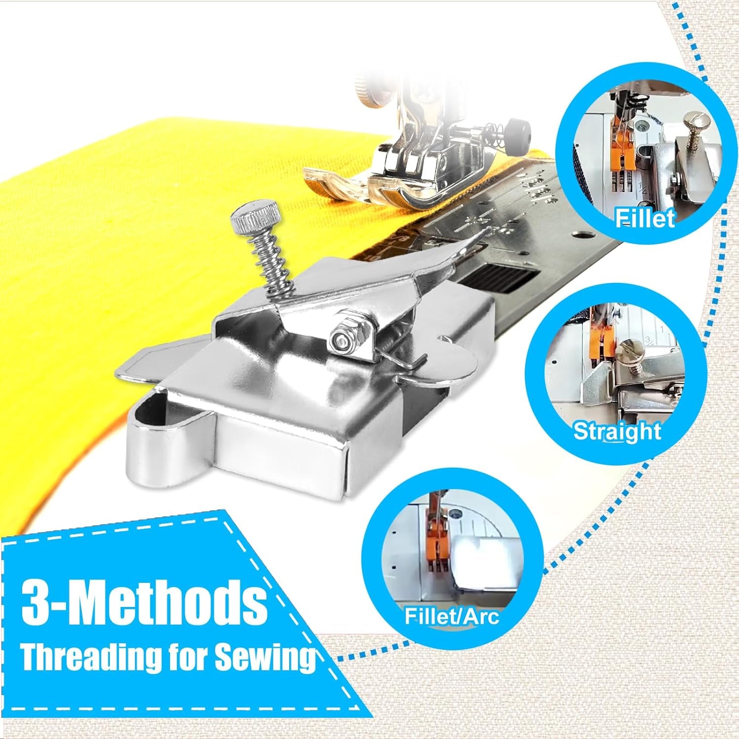 Magnetic Seam Guide, Magnetic Sewing Guide with Clip, Sewing Seam Guide, Universal Seam Guide, Multifunctional Hem Guide