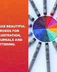 Pigma Micron 005 8 Color Set Water Based Pigment for Illustration - Holiday Gifts for Artists, Crafters & DIY Gifts Projects