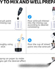 Airbrush Paint - Perfect for Artists and Beginners - Complete Water-Based Air Brush Painting Set with Thinner, Cleaner, Mixing Cups, Mixing Sticks, Gloves