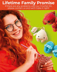 Ultimate Beginner Crochet Kit for Adults and Kids - Learn to Crochet with Complete Crochet Starter Kit - Perfect Crocheting Kit for Beginners - Includes 20 Yarn Skeins, 9 Hooks, Crochet Book
