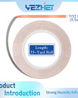 7/32 Inch Silver Backed Copper Foil Tape 2Rolls for Stained Glass,36 Yards