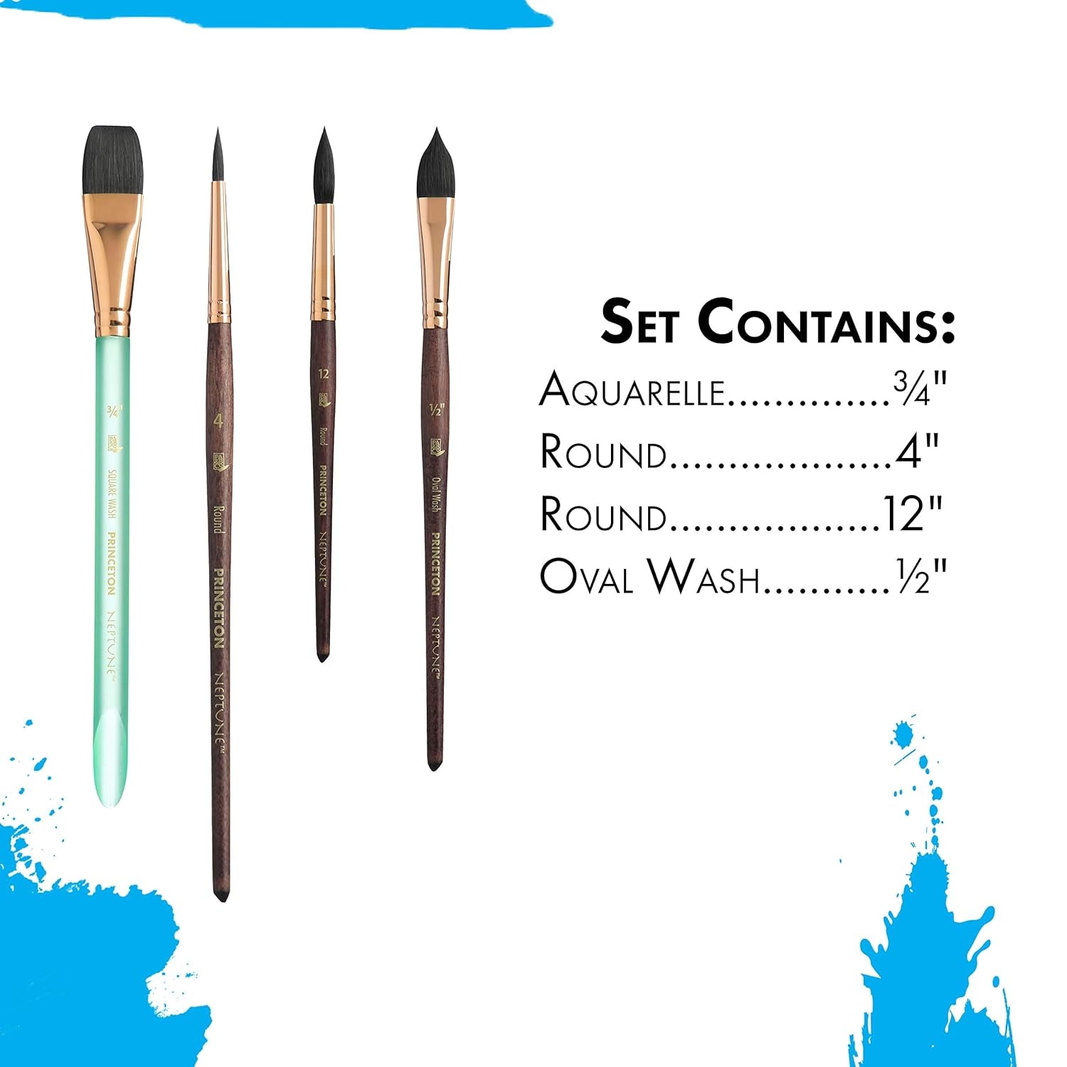 Neptune Paintbrush, PRO, Dark Wood