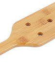 14Inch Bamboo Paddle with Holes, Solid Wood Paddle with Smooth Surface, 1 Pack,1