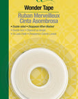 Wash-A-Way Wonder, Double-Sided, 1/4", 1 Roll, White Fabric Tape, 1/4-Inch X 25-Yards