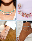1000Pcs 4Mm Pearl Beads Multi Colors Loose round Glass Pearl Beads Spacer Beads for DIY Craft Necklaces Bracelets Jewelry Making