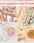 4100Pcs 5Mm Glass Seed Beads Craft Beads Kit and Colorful Letter Beads for Friendship Bracelets Jewelry Making Necklaces and Key Chains, Glass Pony Seed Letter Alphabet DIY Art and Craft