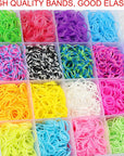 21900+ Loom Bands Refill Kit with Organizer, 20000+ Rubber Bands in 41 Colors, 1000 Clips,280 Beads, 5 Tassels, 5 Crochet Hooks and More, Bracelet Making Set for Girls Boys Christmas Gift
