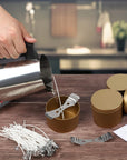 Candle Making Kit with Electronic Hot Plate,Candle Wax Melter for Melting Wax,Including Cadle Pot, Wax Melter Hot Plate,2Lb Soy Wax,Stain Spoon,Cotton Wicks,Center Devices,Wick,Thermometer.