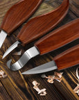 Wood Carving Tools Set, Wood Whittling Kit for Beginners Kids and Adults - Wood Carving Kit with Detail Wood Carving Knife, Whittling Knife, Wood Chisel Knife, Gloves, Carving Knife Sharpener