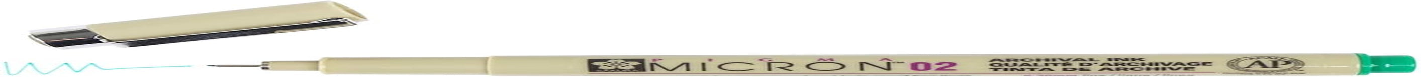 PIGMA MICRON, PACK of 4 ESSENTIAL COLORS, BLACK+RED+BLUE+GREEN, (02)