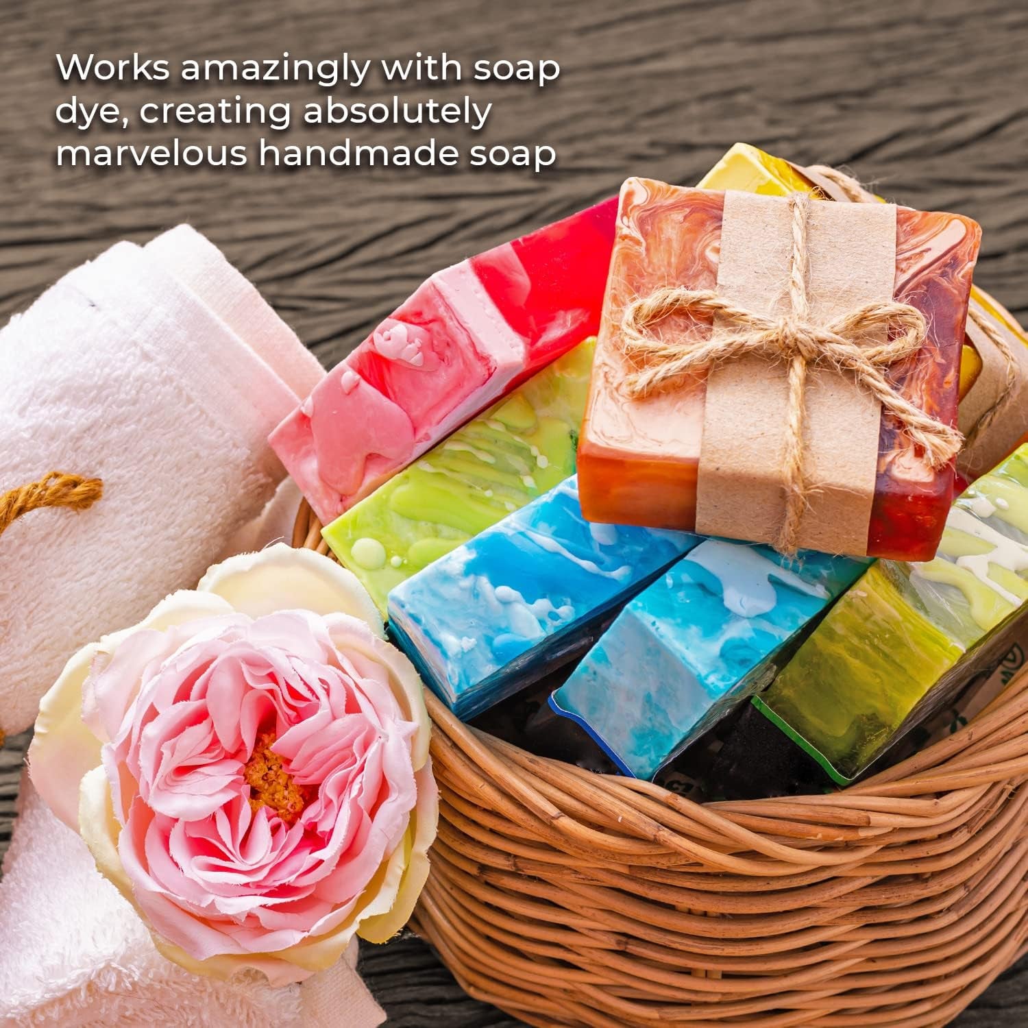 Glycerin Melt and Pour Soap Base - Soap Base for Soap Making Melt and Pour – Organic Clear Glycerin Soap Base - Soap Making Supplies - 2 Lb Soap Melt and Pour Base