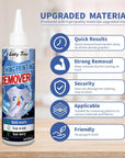 Heat Transfer Vinyl Remover for Fabrics [2024 Updated] Rapid Remover, Vinyl Letter Remover, Powerful Residue Remover, Quick Results, No Irritating Smell-125 ML