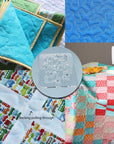 Using Quilting Templates Sewing Machine Domestic Free Motion Quilting Templates Rulers Transparent for a Simple Meander and a Great Secondary Quilting Design