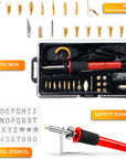 Wood Burning Kit 22PCS, Adjustable Temperature Pen with 18 Tips&Accessories All in a Storage Case - Complete Gift for Mastering the Art of Pyrography