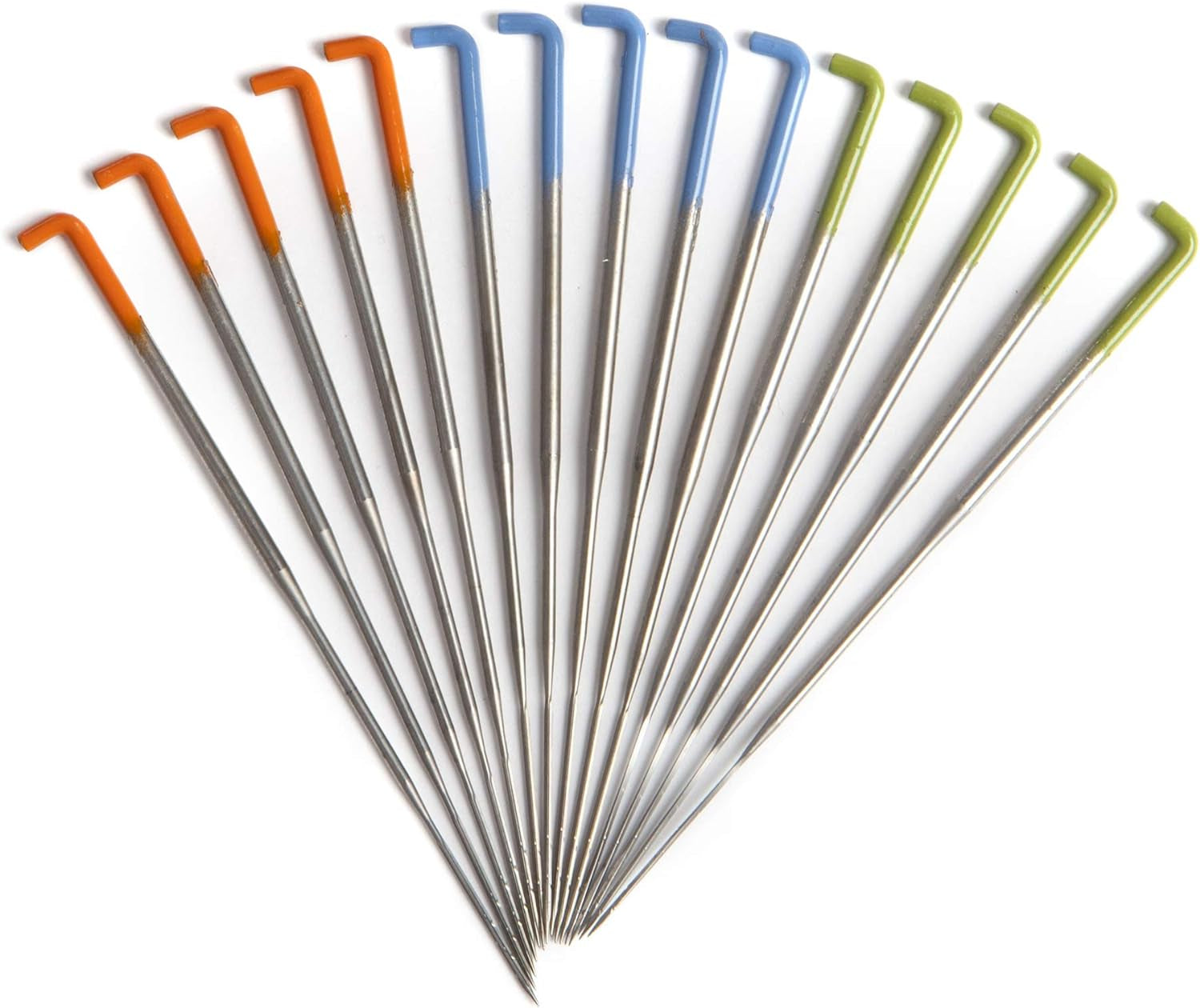 Precision Felting Needles for Wool, Essential Tools for Beginner to Expert, German Made, High Carbon Steel, Color Coded, Gauges 36 Star, 38 Star, and 40 Spiral, Metal Sharps Container for Safe Storage
