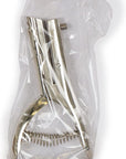 Single Hole Heavy Duty Hand Held Hole Punch - 1/8 Inch (3 Mm) Hole Punch, 2 Inch Reach, for Id Card, PVC Card, Badge, Foil, 5" Tall, Silver