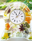 6Pcs Clock Parts for Clock Resin Mold,Clock Pieces for Clock Epoxy Casting Resin Mold