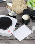 Hot Plate for Candle Making, White Color Electric Hot Plate for Melting Wax, Chocolate, Candy and More