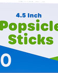 [1000 Count] 4.5 Inch Wooden Multi-Purpose Popsicle Sticks for Crafts, Ice, Ice Cream, Waxing, and Tongue Depressor Wood Sticks