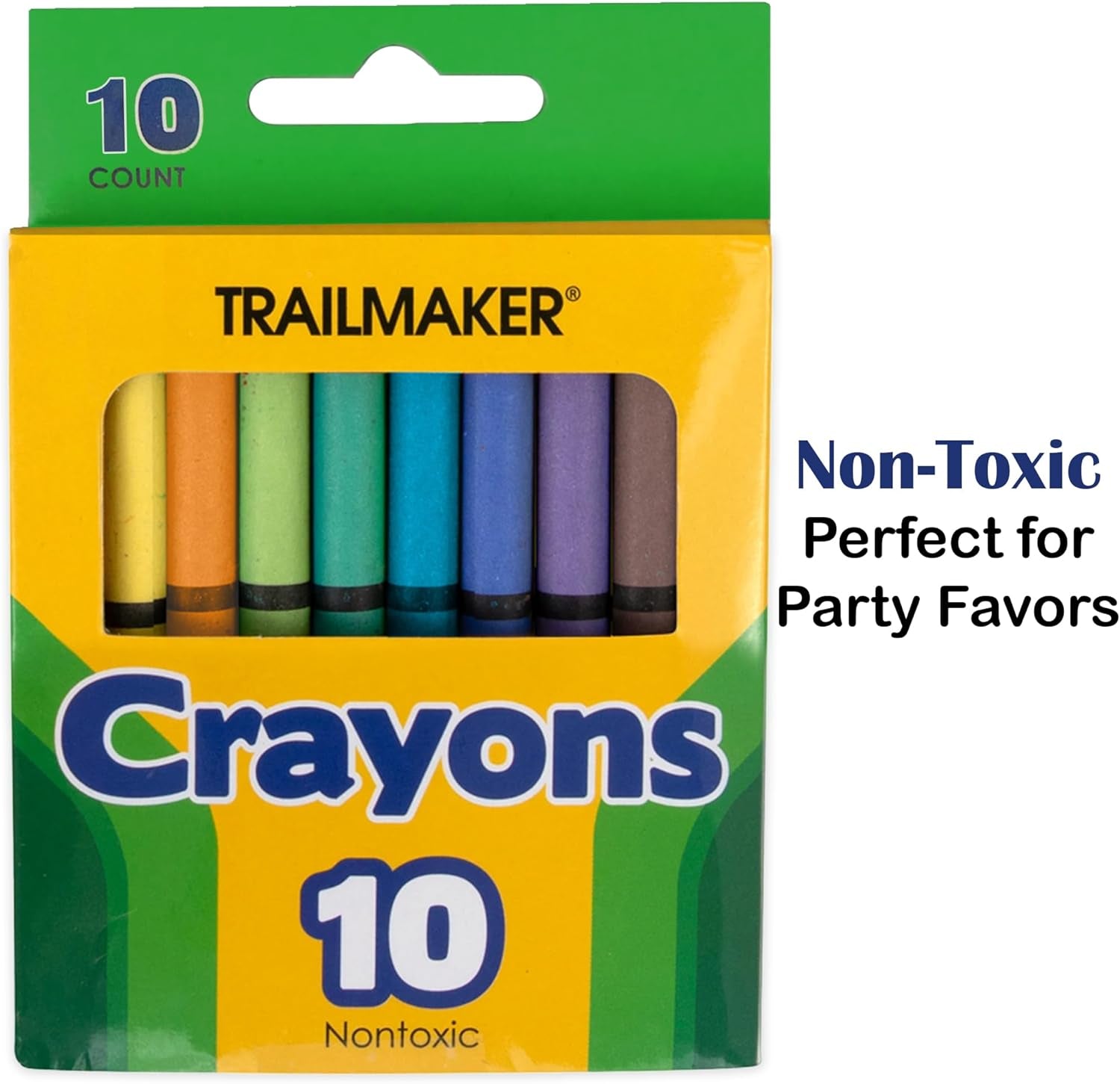 12 Pack Bulk Crayons | Washable Beeswax Bright Color Crayons Bulk Individual Packs, 10 per Box, 12 Boxes Bundle Art Set Crayons for Kids, Classrooms, Restaurants