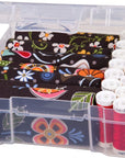 6953AB Clearview 6" X 6" Box Art & Craft Organizer, [1] Plastic Storage Case, Clear